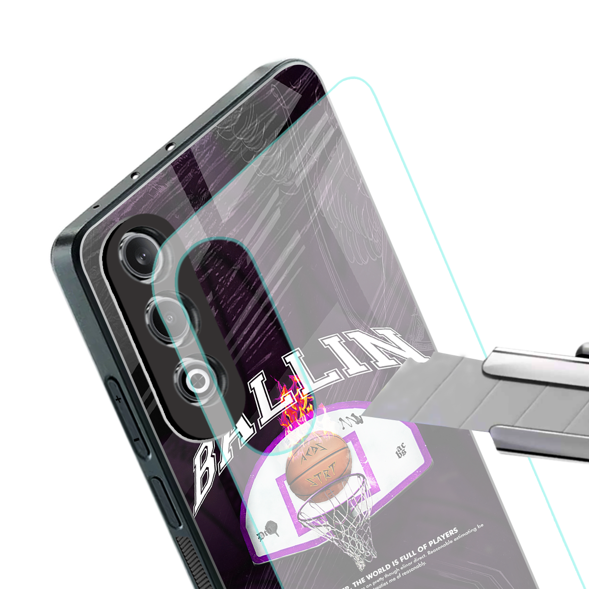 ballin back phone cover | glass case for oneplus nord ce 4