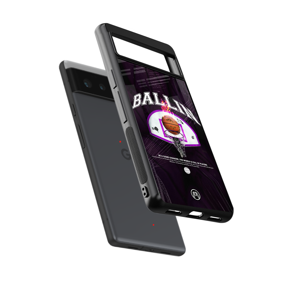 ballin back phone cover | glass case for google pixel 6