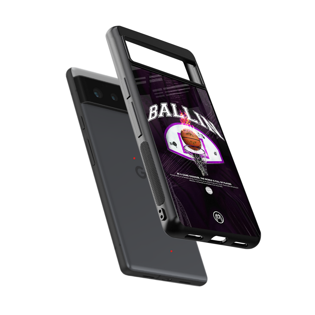 ballin back phone cover | glass case for Google Pixel 6A