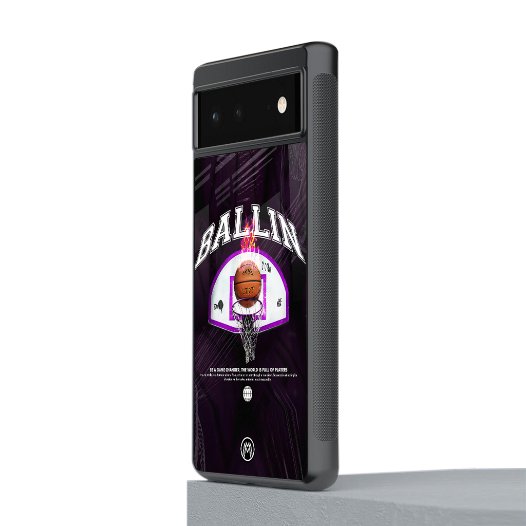 ballin back phone cover | glass case for Google Pixel 6A