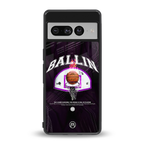 ballin back phone cover | glass case for google pixel 7 pro