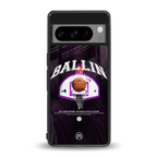 ballin back phone cover | glass case for google pixel 8 pro