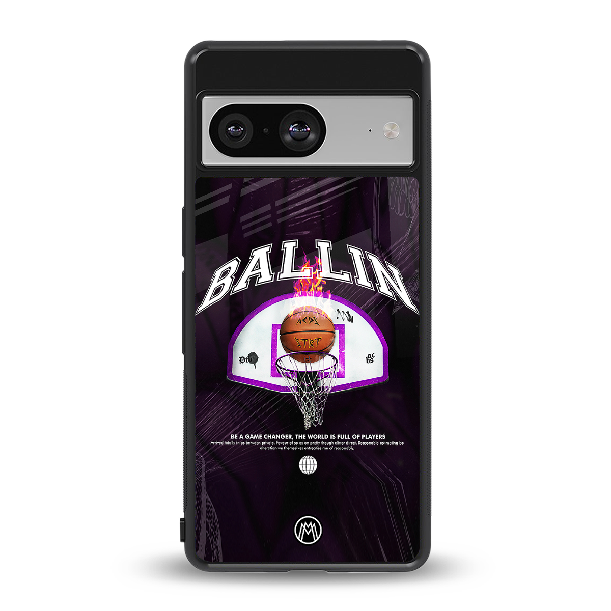 ballin back phone cover | glass case for Google Pixel 8