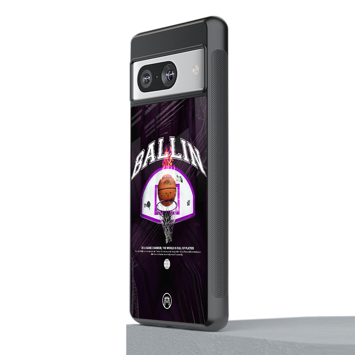 ballin back phone cover | glass case for Google Pixel 8