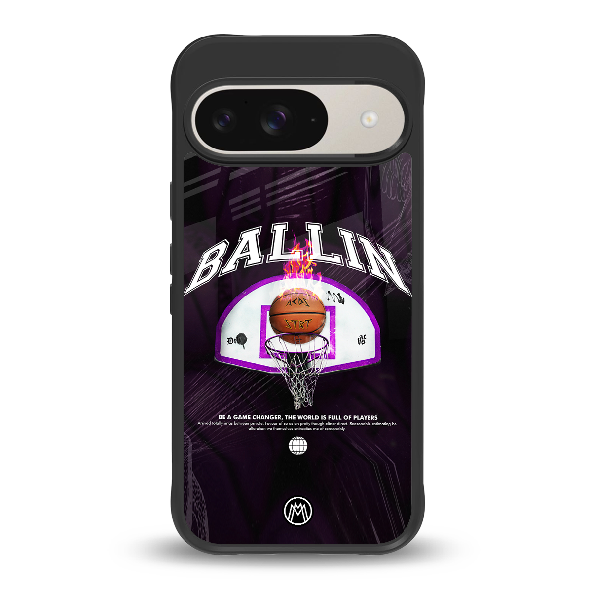 ballin back phone cover | glass case for google pixel 9