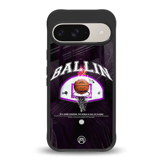 ballin back phone cover | glass case for google pixel 9