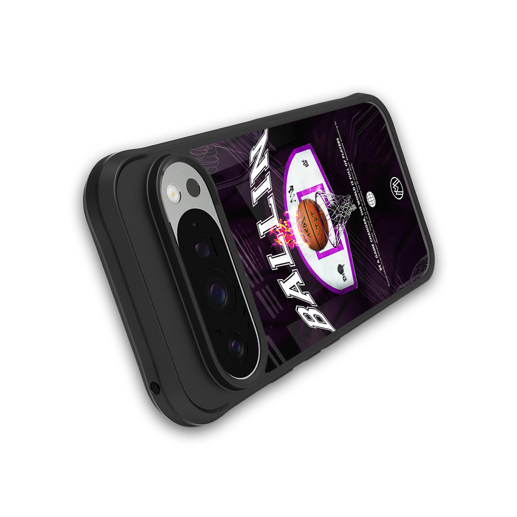 ballin back phone cover | glass case for google pixel 9 pro xl
