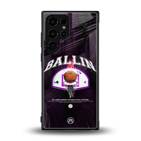 ballin back phone cover | glass case for samsung galaxy s24 ultra