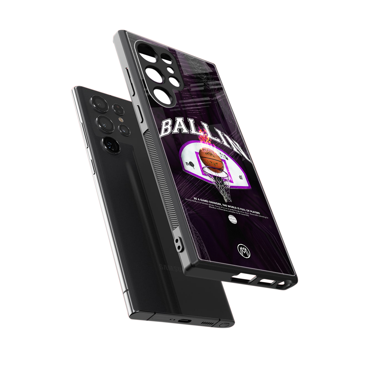 ballin back phone cover | glass case for samsung galaxy s24 ultra