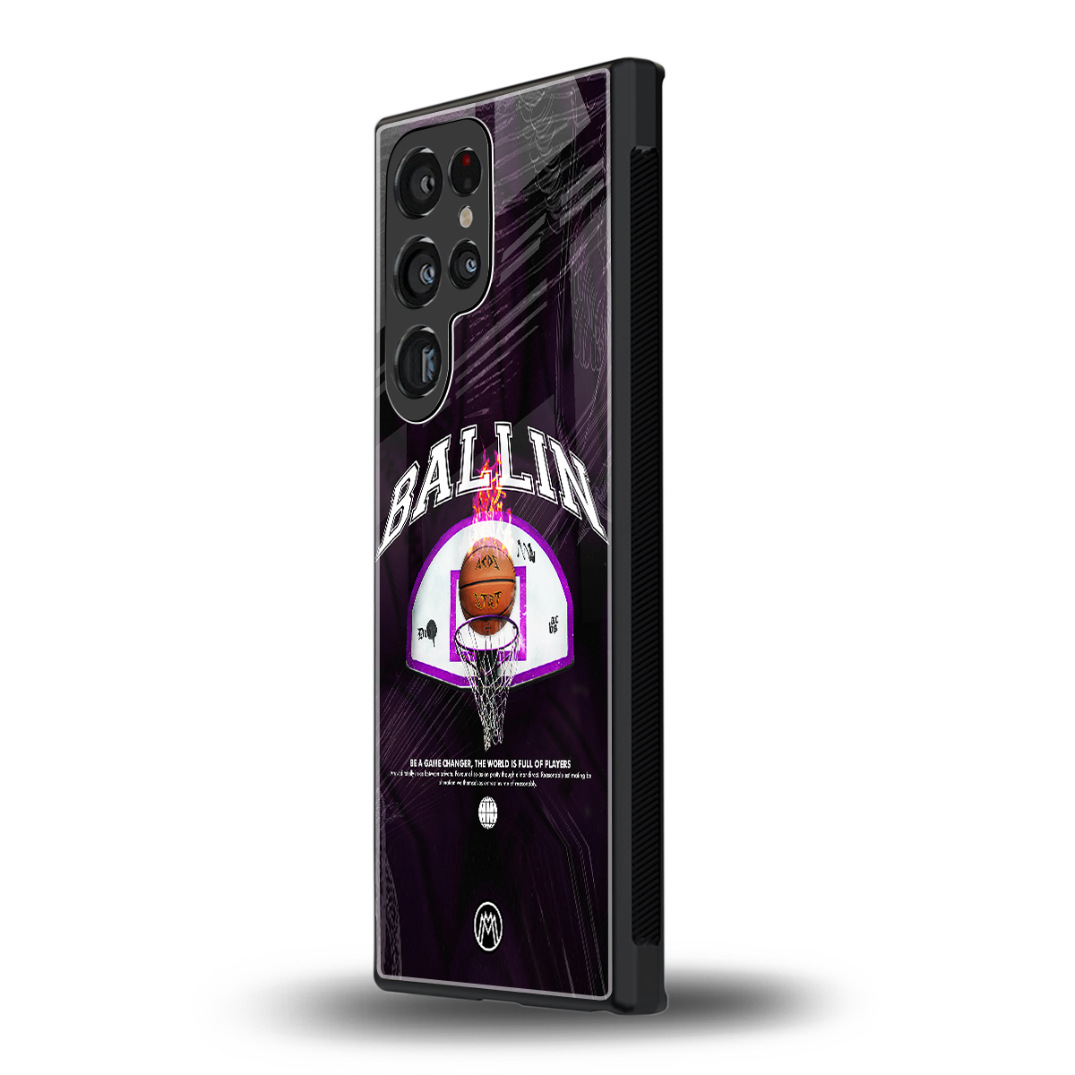 ballin back phone cover | glass case for samsung galaxy s24 ultra