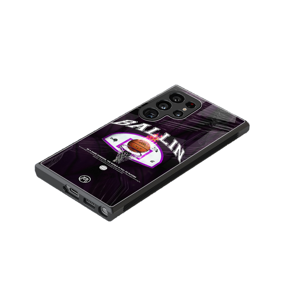 ballin back phone cover | glass case for samsung galaxy s24 ultra