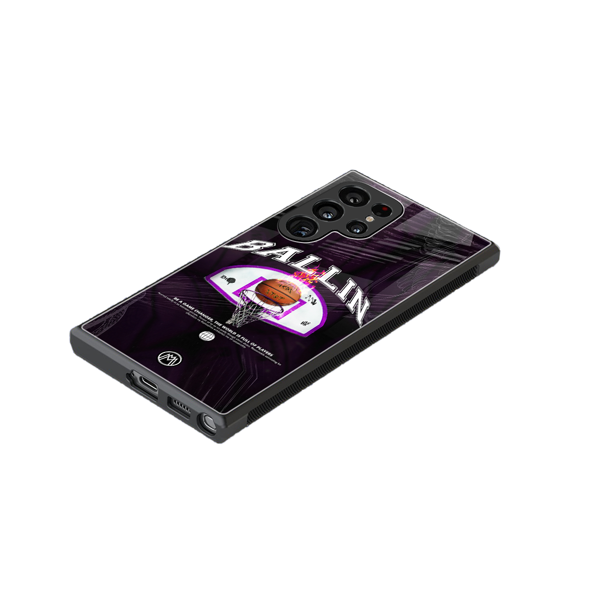 ballin back phone cover | glass case for samsung galaxy s24 ultra