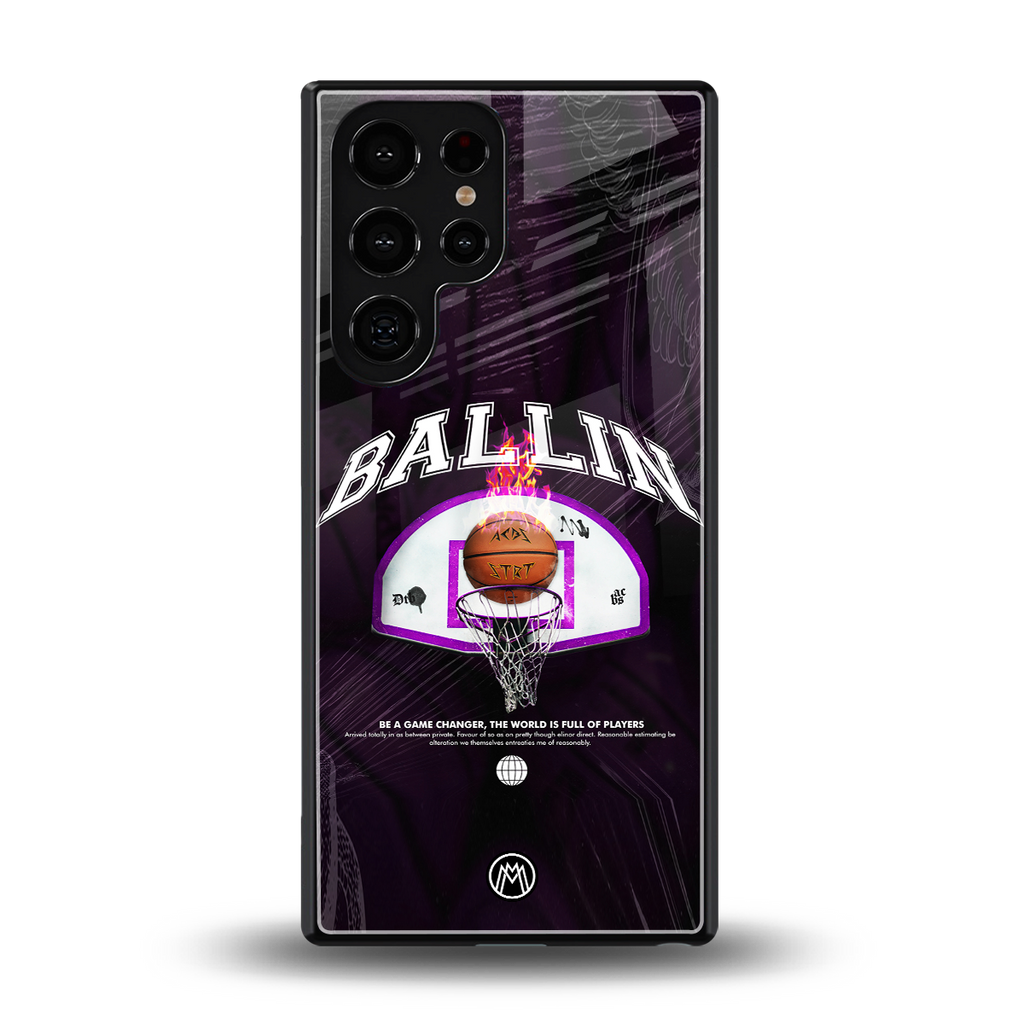ballin back phone cover | glass case for samsung galaxy s25 ultra
