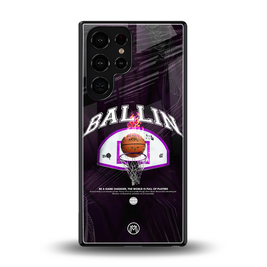 ballin back phone cover | glass case for samsung galaxy s25 ultra