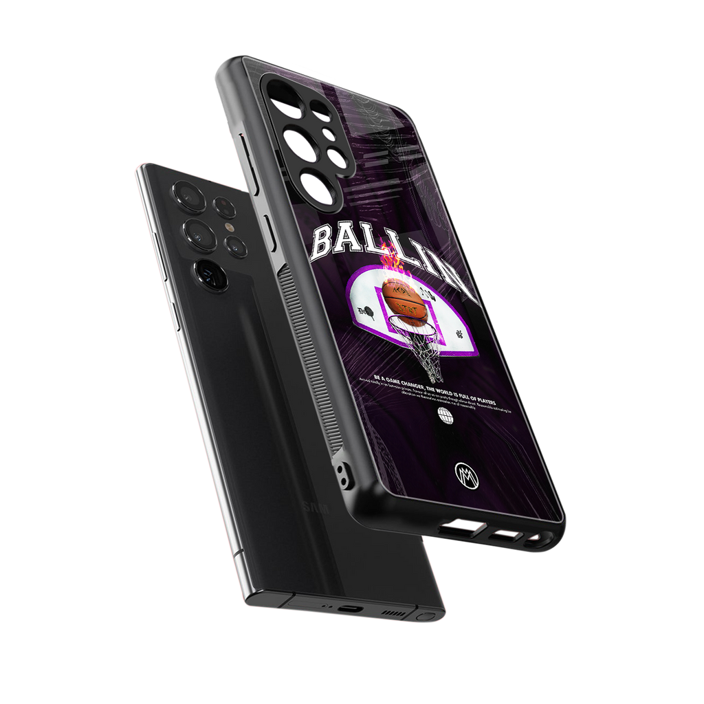 ballin back phone cover | glass case for samsung galaxy s25 ultra