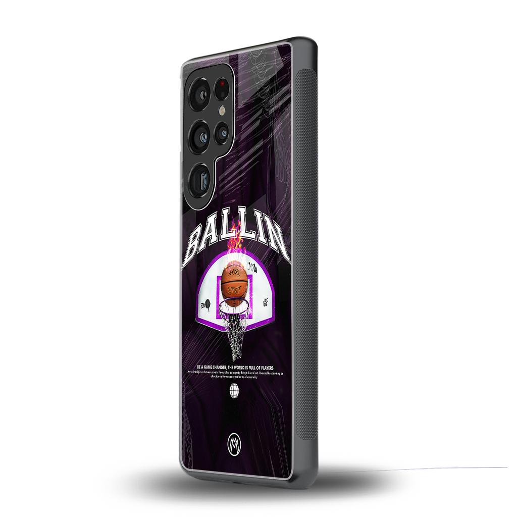 ballin back phone cover | glass case for samsung galaxy s25 ultra
