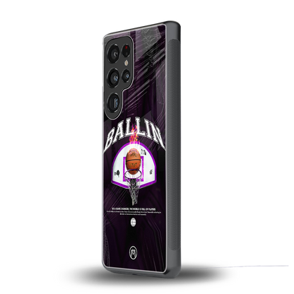 ballin back phone cover | glass case for samsung galaxy s25 ultra