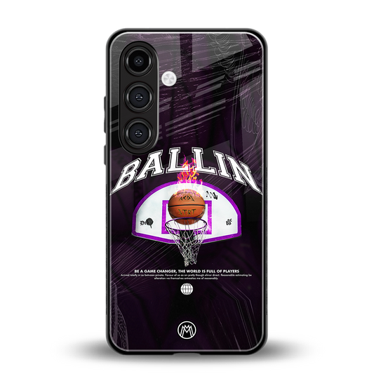 ballin back phone cover | glass case for samsung galaxy s24