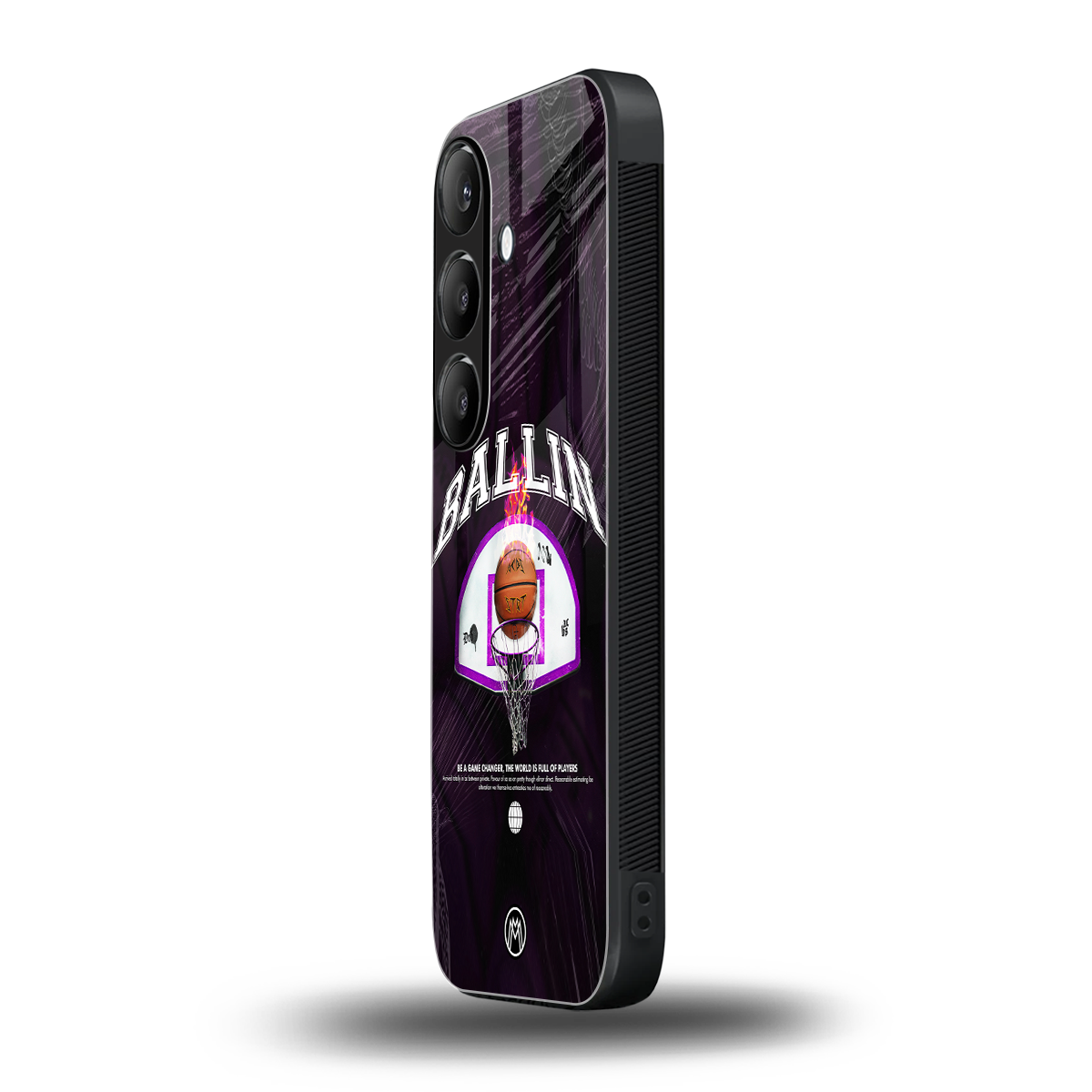 ballin back phone cover | glass case for samsung galaxy s24 fe