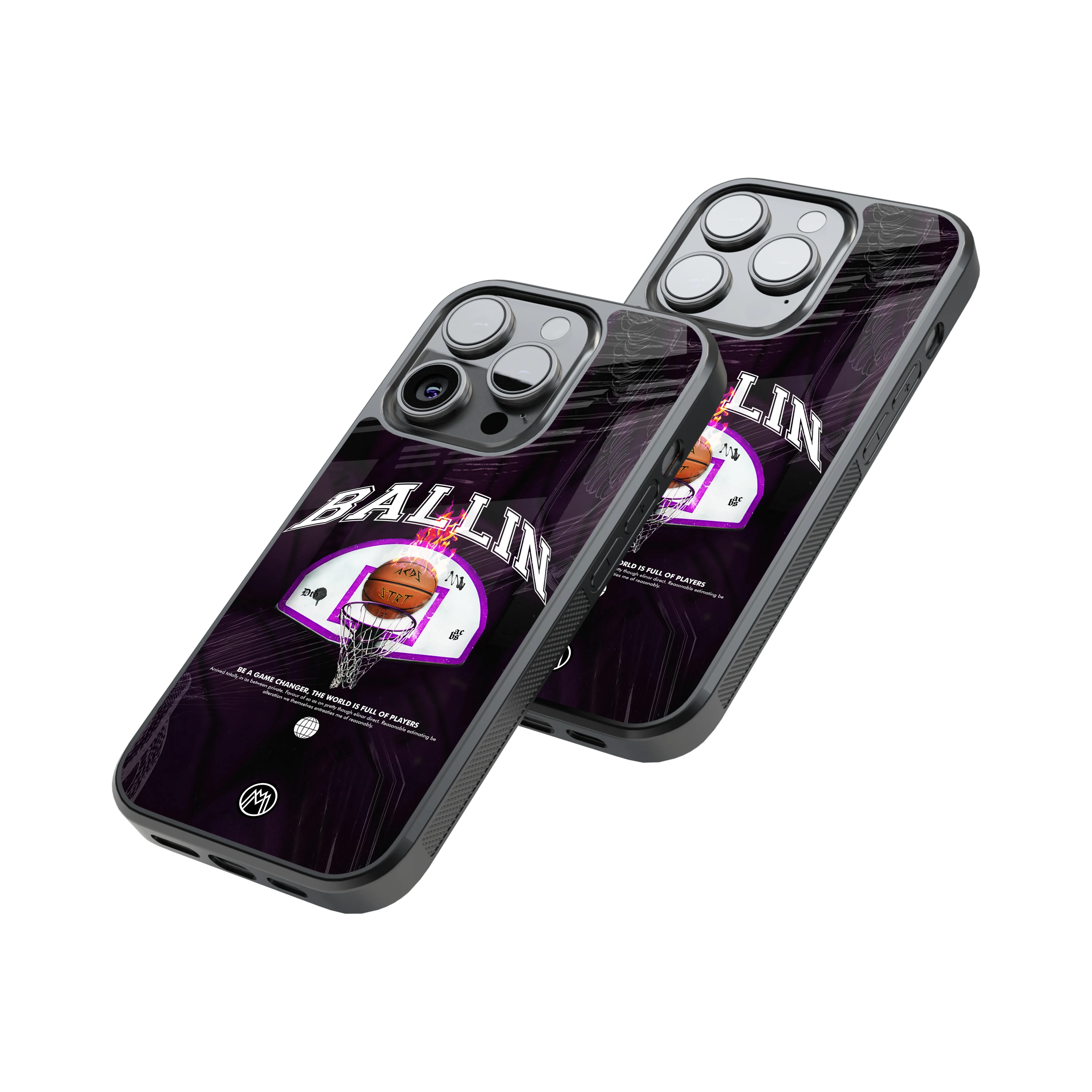 Protective Glass Back Phone Case Compatible with iPhone, Samsung, OnePlus, Pixel & More