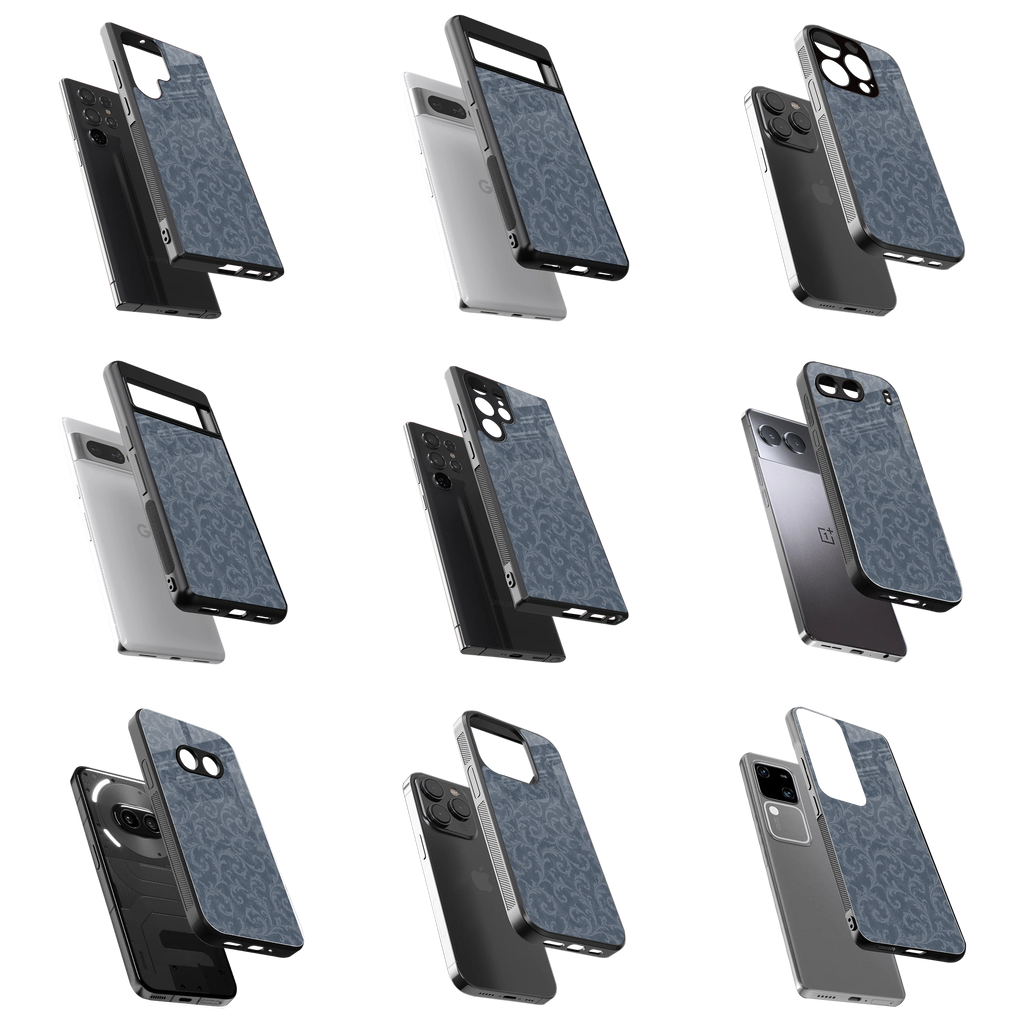 Durable Glass Back Mobile Case for iPhone, Samsung, OnePlus, Google Pixel, Redmi, Vivo, Oppo