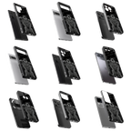 Durable Glass Back Mobile Case for iPhone, Samsung, OnePlus, Google Pixel, Redmi, Vivo, Oppo