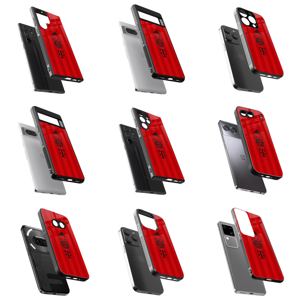 Durable Glass Back Mobile Case for iPhone, Samsung, OnePlus, Google Pixel, Redmi, Vivo, Oppo