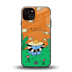 be gentle with yourself back phone cover | glass case for iphone 13