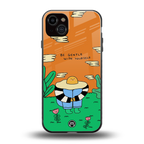 be gentle with yourself back phone cover | glass case for iphone 15 plus