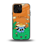 be gentle with yourself back phone cover | glass case for iphone 16 pro max