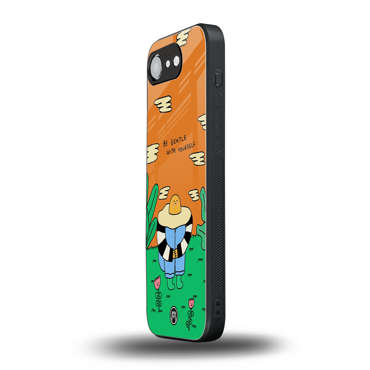 be gentle with yourself back phone cover | glass case for iphone 16e