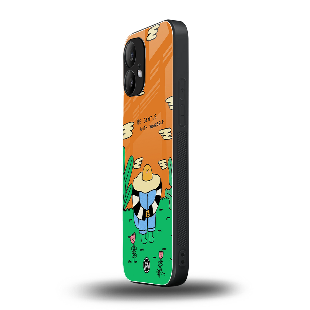 be gentle with yourself back phone cover | glass case for nothing phone 2