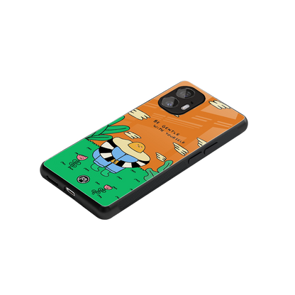 be gentle with yourself back phone cover | glass case for nothing phone 2