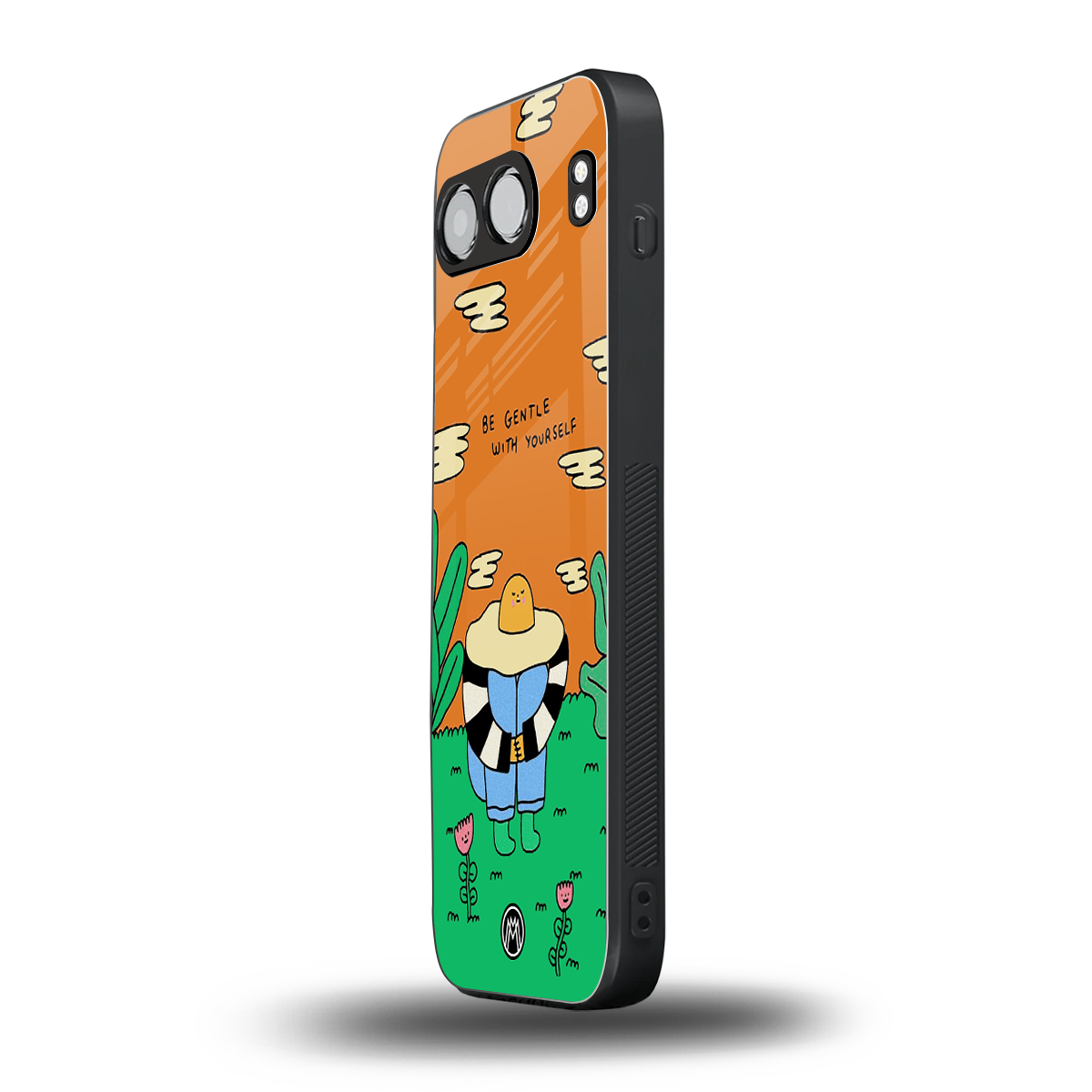 be gentle with yourself back phone cover | glass case for oneplus nord 4