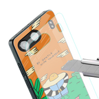 be gentle with yourself back phone cover | glass case for oneplus nord 4