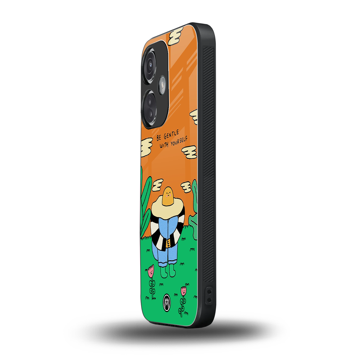 be gentle with yourself back phone cover | glass case for oneplus nord ce 3