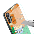 be gentle with yourself back phone cover | glass case for oneplus nord ce 4 lite