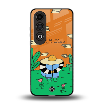 be gentle with yourself back phone cover | glass case for oneplus nord ce 4