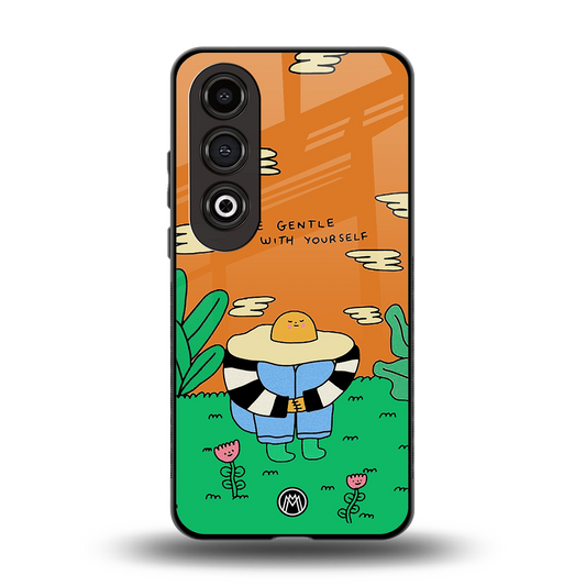 be gentle with yourself back phone cover | glass case for oneplus nord ce 4