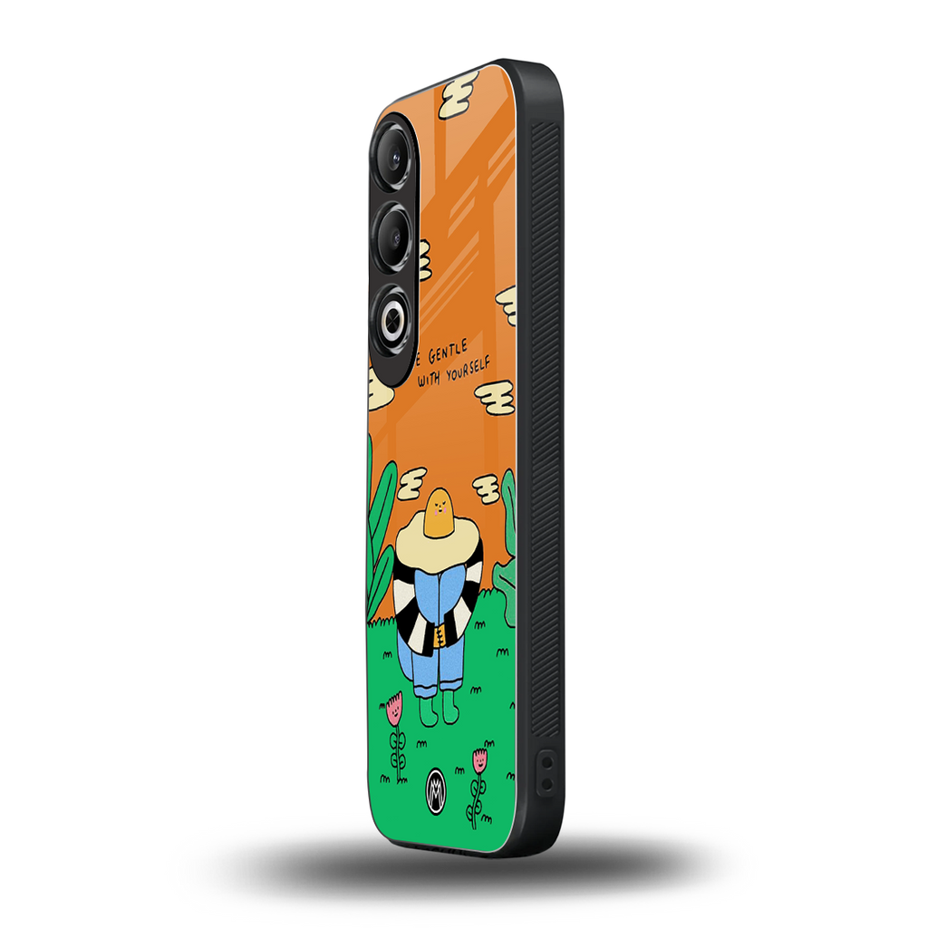 be gentle with yourself back phone cover | glass case for oneplus nord ce 4