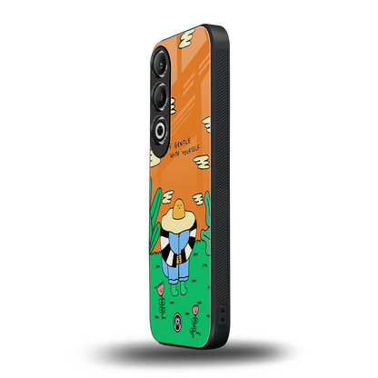 be gentle with yourself back phone cover | glass case for oneplus nord ce 4