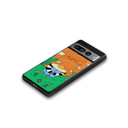 be gentle with yourself back phone cover | glass case for google pixel 7 pro
