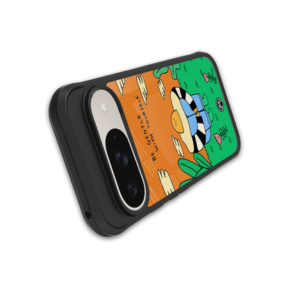 be gentle with yourself back phone cover | glass case for google pixel 9