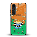 be gentle with yourself back phone cover | glass case for samsung galaxy s23