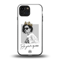 be your queen back phone cover | glass case for iphone 13 mini