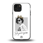 be your queen back phone cover | glass case for iphone 13 mini