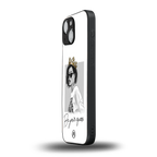 be your queen back phone cover | glass case for iphone 13 mini
