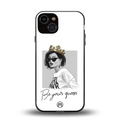 be your queen back phone cover | glass case for iphone 13