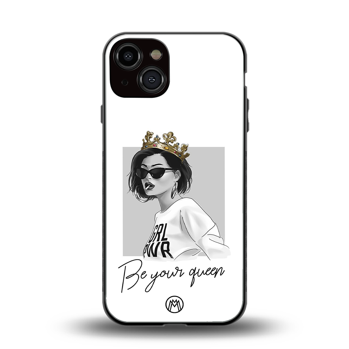 be your queen back phone cover | glass case for iphone 13
