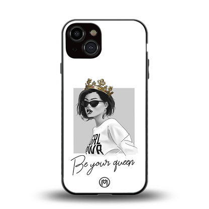 be your queen back phone cover | glass case for iphone 13